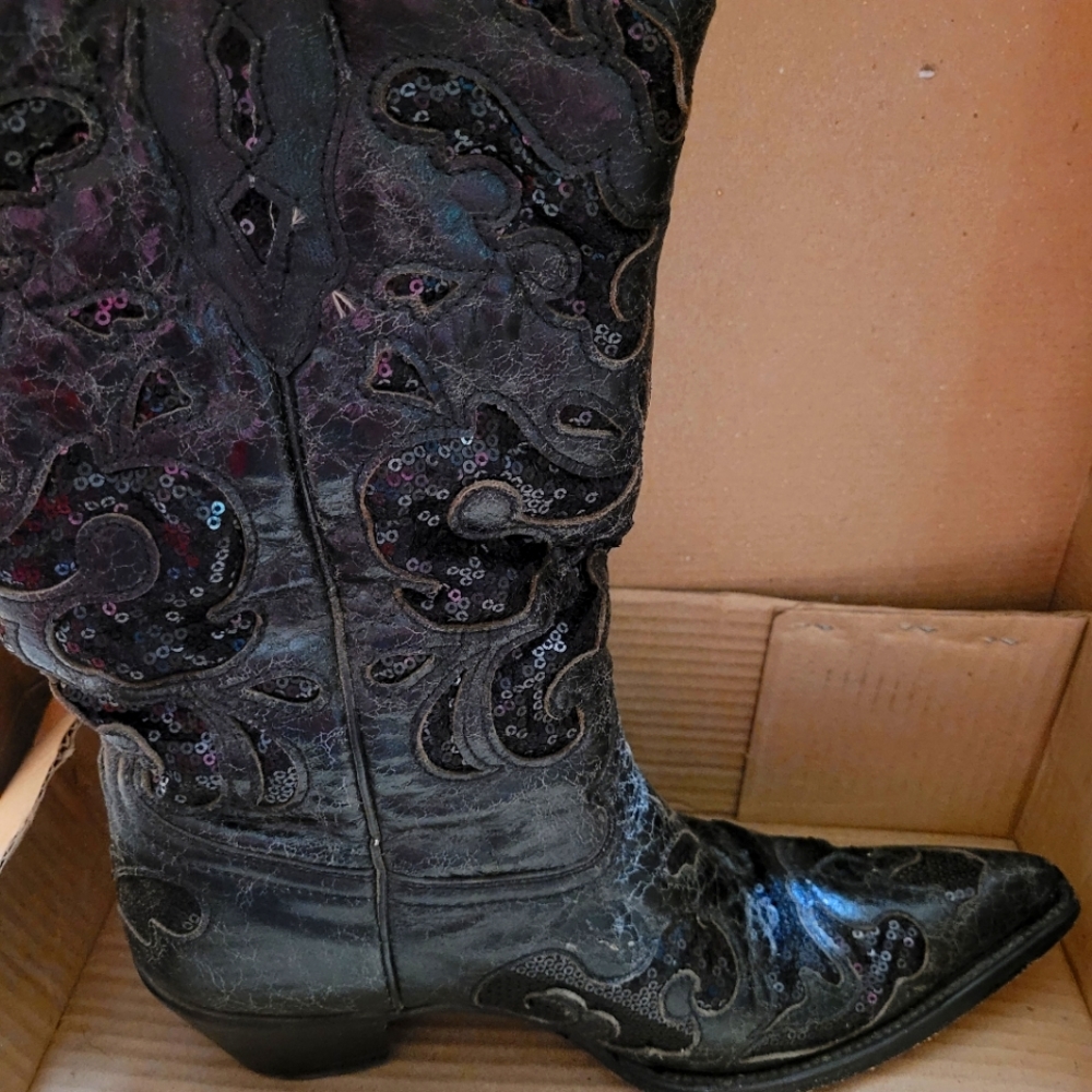 Women's Goat Sequence boots